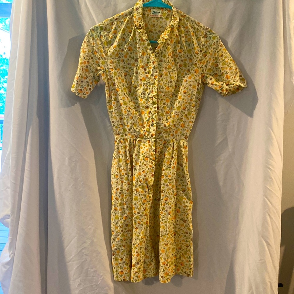Vintage McMullen Flower Dress Custom Size 00